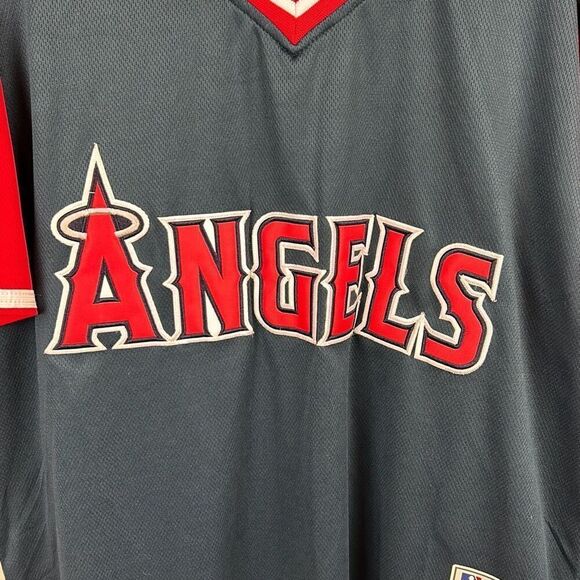 Mike Trout Kiiiiid LA Angels Jersey 27 Majestic Authentic Players MLB Baseball - Picture 3 of 10